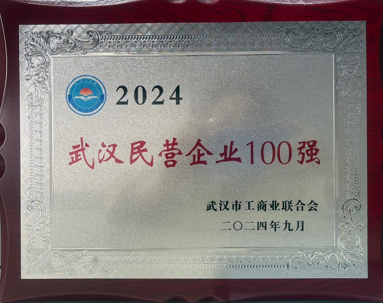 喜訊！我司連續(xù)七年入選湖北省武漢市民營(yíng)百強(qiáng)榜